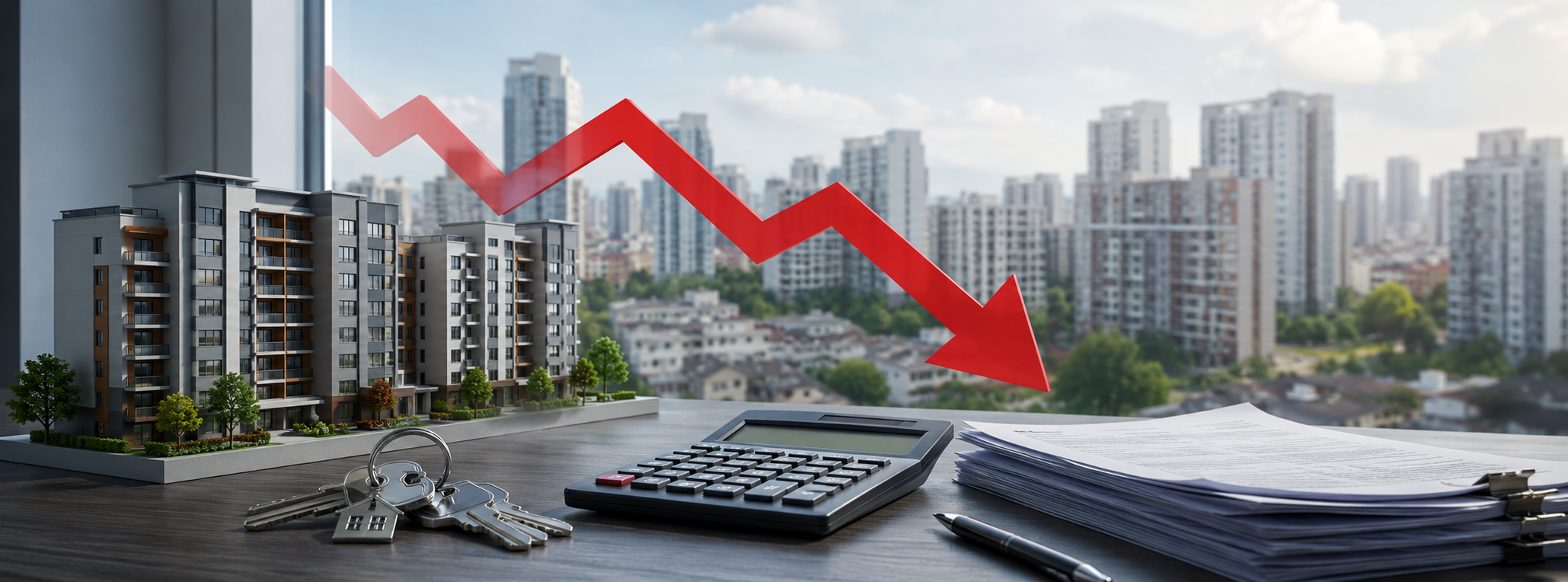 Падение цен на жилье на 10-15% в среднесрочной перспективе вполне реально