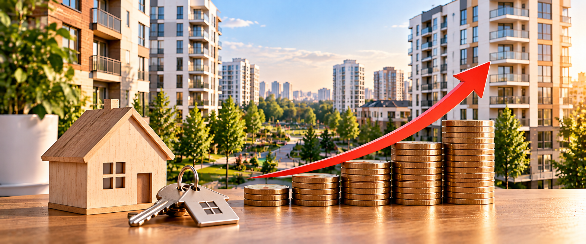 Квартиры подорожают на 5-10% в следующем году