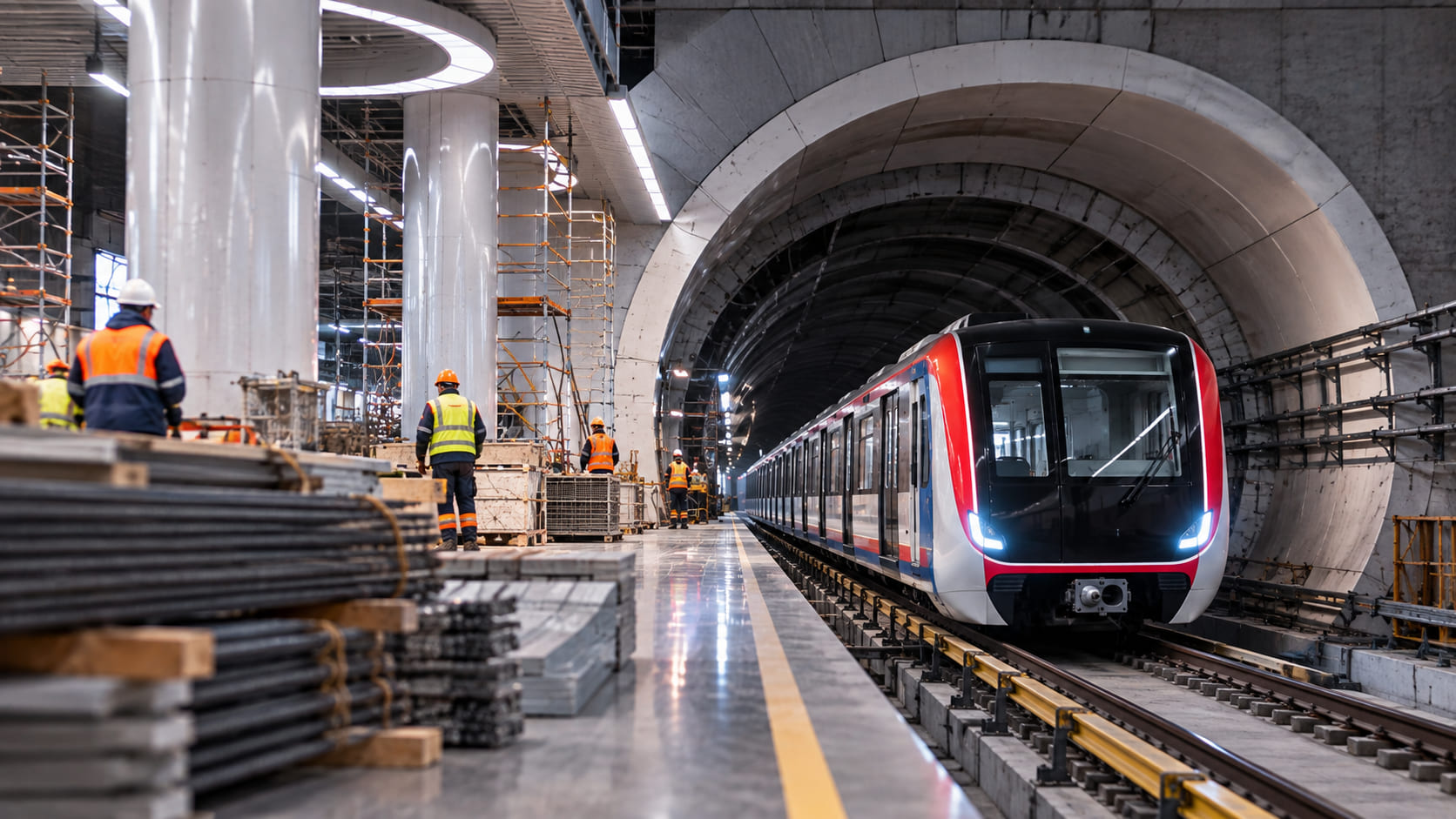 Строительство северо-восточного участка Большого кольца метро завершат в 2022 году