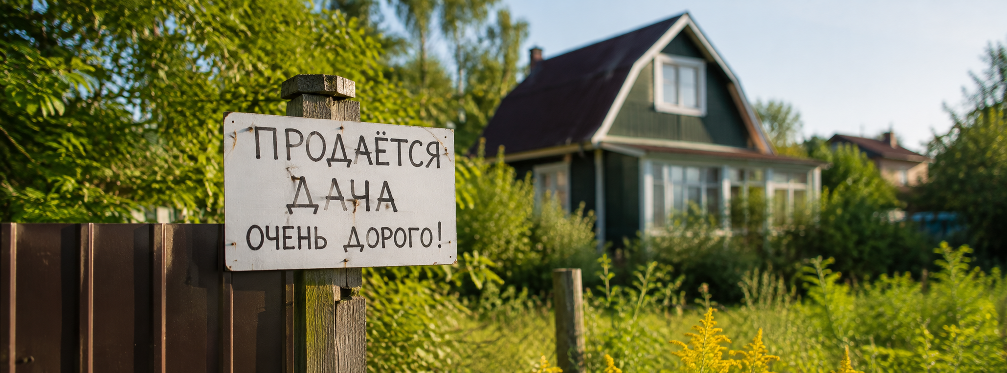 Цены на подмосковные дачи неоправданно завышают