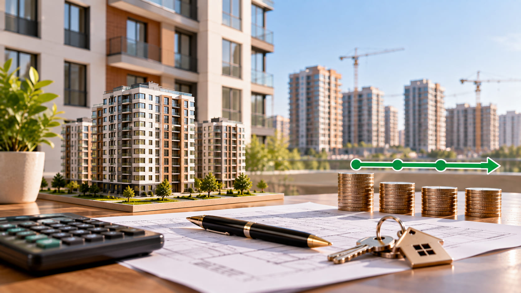 Рост цен на квартиры в новостройках остановился