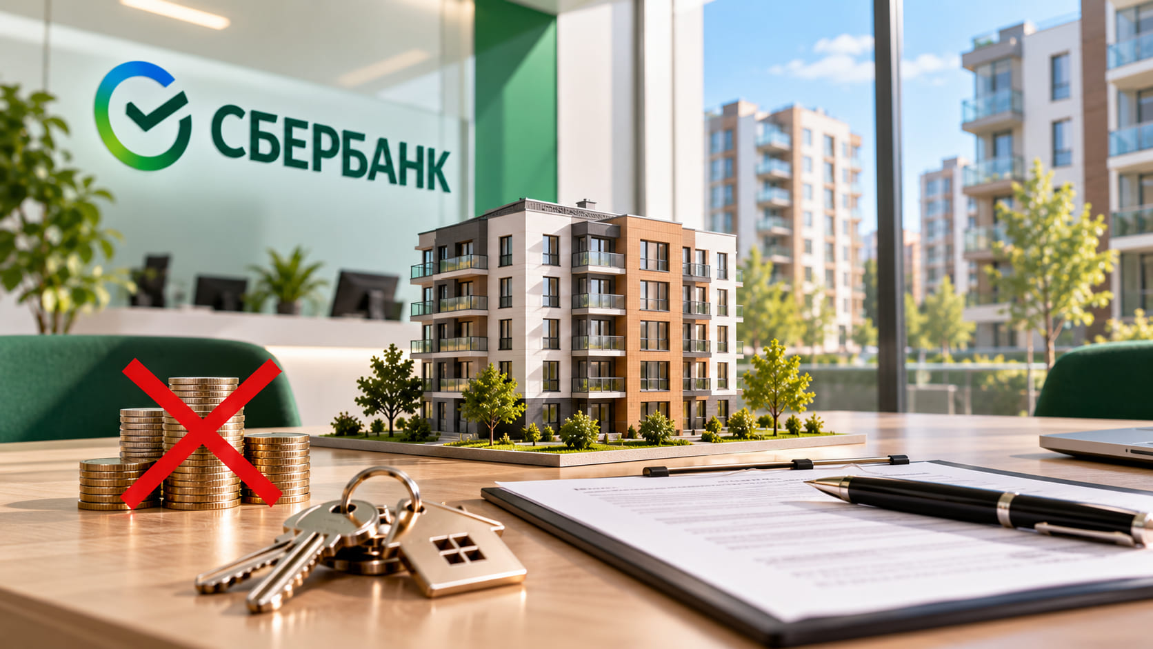 Сбербанк запустил ипотеку без первого взноса
