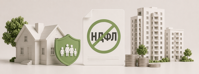 Многодетных освободили от уплаты НДФЛ при продаже жилья