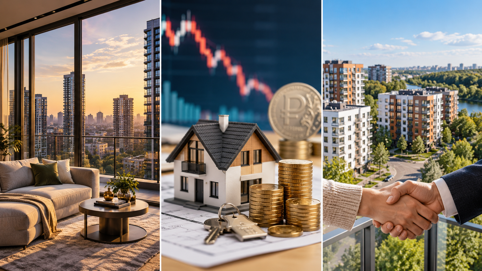 Число сделок купли-продажи "вторички" в Подмосковье выросло на 20% за два года