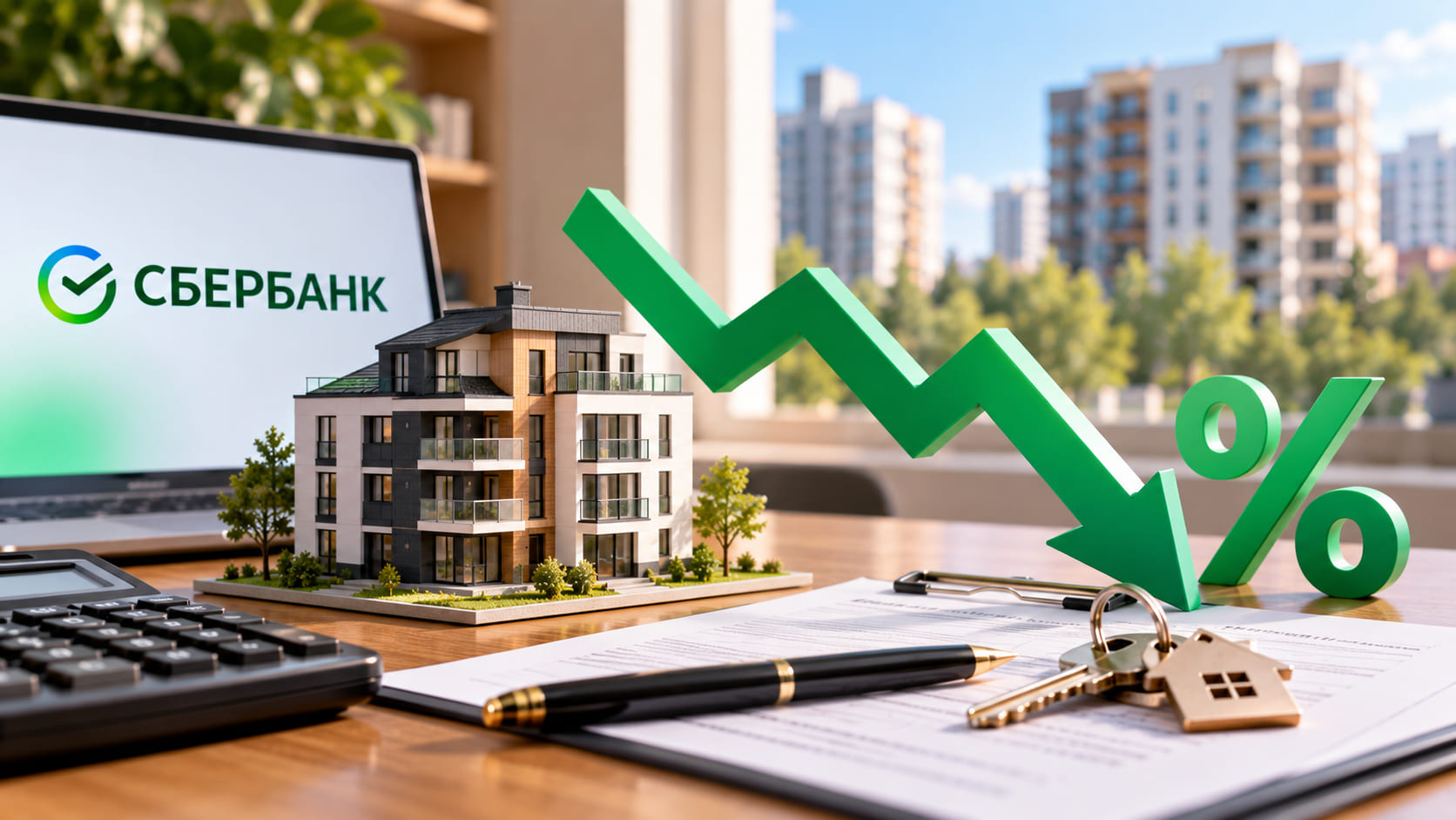 Сбербанк снизил ставки по ипотеке на новостройки и вторичное жилье