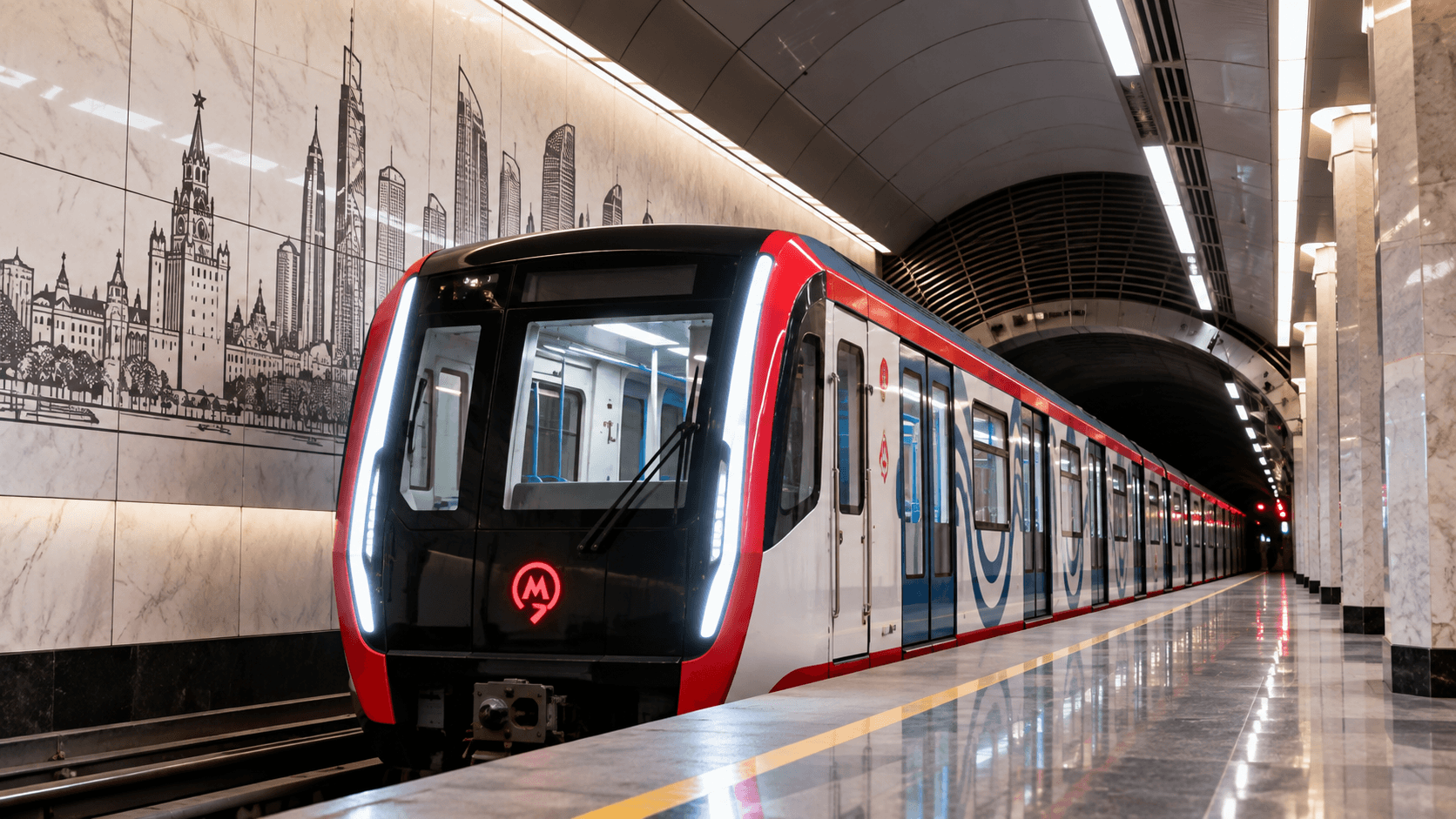 Четыре существующие радиальные линии московского метро планируется продлить на 17 км